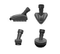 Polti Vaporetto PAEU0399 Set mit 4 Bürsten mit Nylonborsten zum Reinigen von Fliesen, Herdplatten, Fugen und Sanitärkeramik
