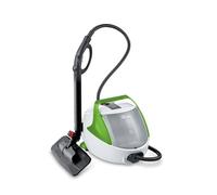 Polti Vaporetto Pro 8X Eco Plus, Steam Cleaner with Boiler, 5 Bar Pressure, Max Power 1900 W, 10 Accessories Included, Eco Function, White and Green