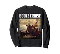 Poltical Party Booze Cruise Shades Bourbon Whiskey Glasses Sweatshirt