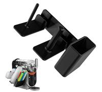 Poludatly Cup Organizer For Slus-hie Machine, Cup And Lid Holder, Coffee Lid Organizer, 3-in1 Side Mounted Holder, Multifunctional Stackable Storage Stand Container