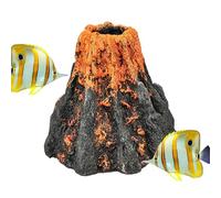 Poludatly Fish Tank Ornaments | Realistic Aquarium Volcano Ornament Volcanic Decoration,Fish Tank Decor Decorative Aquarium Mountain for Aquarium Fish Tank