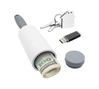 Poludatly Lint Roller Diversion Safe, Money Hider Lint Roller, Lint Roller With Secret Stash Container, Lint Roller Hidden Money Storage, Secret Jewelry Storage Home Security