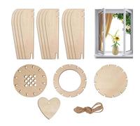 Poludatly Wooden Vase For Le-go Flowers, 3D Wood Puzzle Vase, Flower Stand Building Set, Wooden For Crafting, Flower Vases For Le-go Roses, Cherry Blossoms