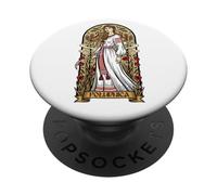 Poludnica Slavic Pagan Folk Myth Harvest Spirit Art PopSockets Adhesive PopGrip
