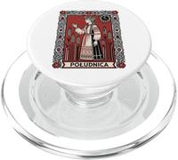 Poludnica Slavic Pagan Myth Folk Horror Sun Spirit PopSockets PopGrip for MagSafe