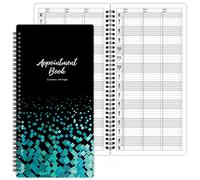 Poluma Appointment Book - Salon Appointment Book, 11.5" x 4.7", 3 Columns, Undated Planner, 6 AM - 9 PM, Daily&Hourly Schedule Book, 200 Pages, Premium Thick Paper,Twin-Wire Binding