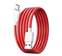 poluu 100W USB C Charging Cable for OnePlus,2M Warp Fast Charge Cable | Super Fast Charger Cord Compatible with OnePlus 11/10 Pro/Nord 2T/8/7 Pro/7T/6T/6/5T/5/3T Type-C Red Lead for Nord Series