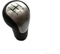 Polvane Gear Shift knob Car Handle Shift Knob Head Grip Lever for Ford for Fiesta MK6 2002-2008(5 Speed Silver)