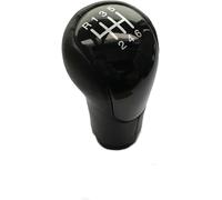 Polvane Gear Shift knob Car Handle Shift Knob Head Grip Lever for Ford for Fiesta MK6 2002-2008(6 Speed Black)