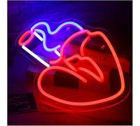 Polvane Neon Sign Neon Sign LED Smoking Lips Light for Bar Pub Party Wall Room Art Decor Decoration Night(Neon-2)