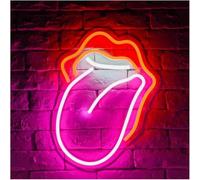 Polvane Neon Sign Neon Sign LED Smoking Lips Light for Bar Pub Party Wall Room Art Decor Decoration Night(Neon-1)