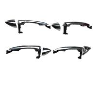 Polvane Outer Door Handle Car Outer Door Handle for Elantra MD 2012-2015 Front Rear LH RH Exterior for Chrome Outside Catch 8PCS 1SET