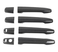 Polvane Outer Door Handle Outer Door Handle for Mitsubishi for Lancer Evolution X for Outlander ASX with Keyless Holes 4Pcs