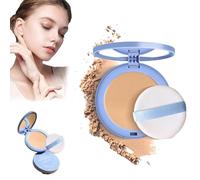 Polvo GAGK, Polvo Compacto Perfection Mate, Oil Control Face Pressed Powder, Waterproof Face Powder, Summer Oil Control Setting Powder, Lightweight Facial Makeup for Soft Focus Finish(#03 PURE BEIGE)
