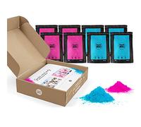 POLVO HOLI - Baby Shower Pack - Shows the baby's gender (Pink and Blue)
