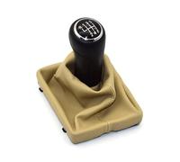 POLXLMOFXO 12mm Car Manual Styling 6 Speed Leather Gaiter Boot Fit for Audi Gear Shift Knob A6L 2005 2006 2007 2008 2009 2010 2011(01)