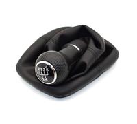 POLXLMOFXO 5 Speed 12mm Car Styling Gear Shift Knob Lever Stick Gaiter Boot Cover Collar Fit for Volkswagen for VW Jetta Golf 3