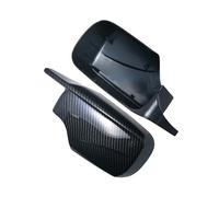 POLXLMOFXO ABS Rearview Mirror Case Door Wing Cover Cap Shell Housing Fit For BMW E46 316i 318i 318d 320d 320i 323i 325i 328i 330d 330i(Carbon Fiber Look)
