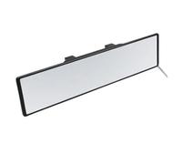 POLXLMOFXO Universal 270mm Car Large Vision Proof HD Flat Rear View Mirror Clip-on Auto Wide Angle Rearview Mirrors Surface Endoscope