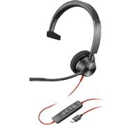 NEW Poly Blackwire 3310 Headset Mic Microsoft Teams Edition For Home Office Use
