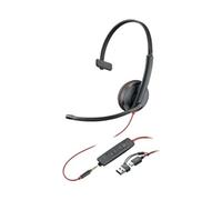 Poly Blackwire 3215 Monaural UC 3.5mm + USB-C/A Headset Bulk 8X227A6