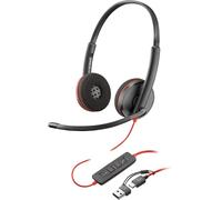 Poly Blackwire 3220 Stereo Headset with USB-C/USB-A CS1 BW 3220 Stereo HS