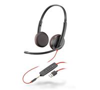 Poly Blackwire 3225 Stereo 3.5mm Plug andUSB-C/A Adapter