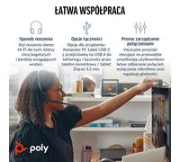 POLY Blackwire 3225 Stereo USB-C Headset + 3.5mm Plug + USB-C/A Adapter