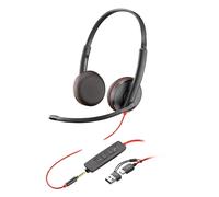 Poly Blackwire 3225 Wired Headset USB-C USB-A 3.5mm (2025)