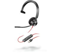 POLY Blackwire 3310 Headset Wired Head-band Office/Call center USB Typ
