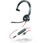 Poly Blackwire 3315 - Corded UC mono headset with USB-A