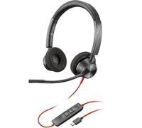 POLY Blackwire 3320 Stereo Headset USB-A + USB-C adp