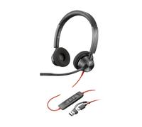 Hp Poly 3320 Usb-c +usb-c/a Voip Headphones Silver One Size / EU Plug