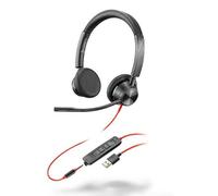 POLY Blackwire 3325 USB-A Headset Wired In-Line Controls For Office/Call center