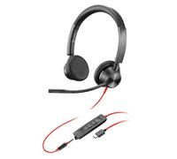 Poly Blackwire 3325 Wired Headset - Flexible Microphone Boom - Hifi Stereo P...