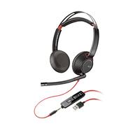 Poly Blackwire 5220, C5220 USB-A - Schnurgebundenes Stereo-Headset mit USB-A und 3,5 MM