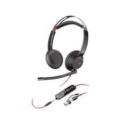 POLY Blackwire 5220 Stereo USB-C Headset +3.5mm Plug +USB-C/A Adapter