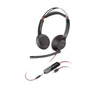 HP Poly Blackwire C5220 Wired Headset with Microphone, USB-C and 3.5 mm Stereo