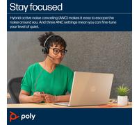 Poly Blackwire 8225 Microsoft Teams Certified USB-C Headset