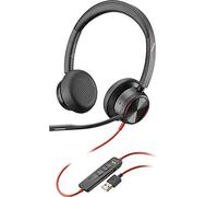 Poly Headset Blackwire 8225 - USB-A, Teams Certified, Dual-Ear Stereo, ANC, Boom Mic