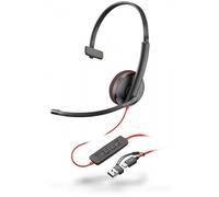 POLY Blackwire C3210 Mono USB-C & USB-A Headband PC Headset 8X214AA New In Box