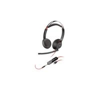 Poly Blackwire C5220 Series Double Sided On-ear USB with Microphone Headset