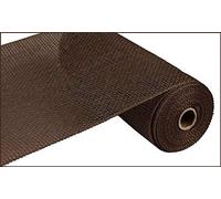 Poly Burlap Deco Mesh, 10" x 10 Yards (Chocolate)