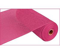Poly Burlap Deco Mesh, 10" x 10 Yards (Fuchsia)
