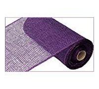 Poly Burlap Deco Mesh, 10" x 10 Yards (Purple)