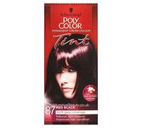 POLY COLOR PERMANENT CREAM COLOR TINT 87 RED BLACK 100% GREY COVERAGE