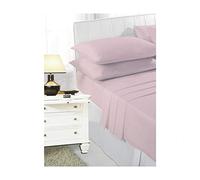 Poly Cotton Bunk Bed Fitted Sheets Children Polycotton Bed Sheets 75 Cm x 190 Cm Small Size Bedding 9.5'' Deep, Pink