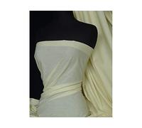 Poly Cotton Hospital Scrub Fabric | Dressmaking/Craft Material | Sold by The Metre | by Tia Knight (Q460) (Lemon)