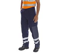 POLY COTTON NYLON PATCH TROUSERS NAVY BLUE 38