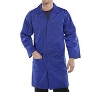 Beeswift PCWC Men's Polycotton Royal Blue Warehouse Coat (34")